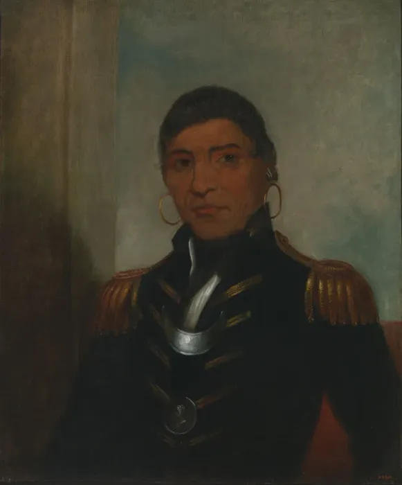 Framed Print : Big Buffalo (Chippewa), 1832-1833. Creator: Henry Inman Framed Print : Big Buffalo (Chippewa), 1832-1833. Creator: Henry Inman