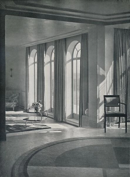 The big room at Yaffle Hill, Broadstone, Dorset, 1933