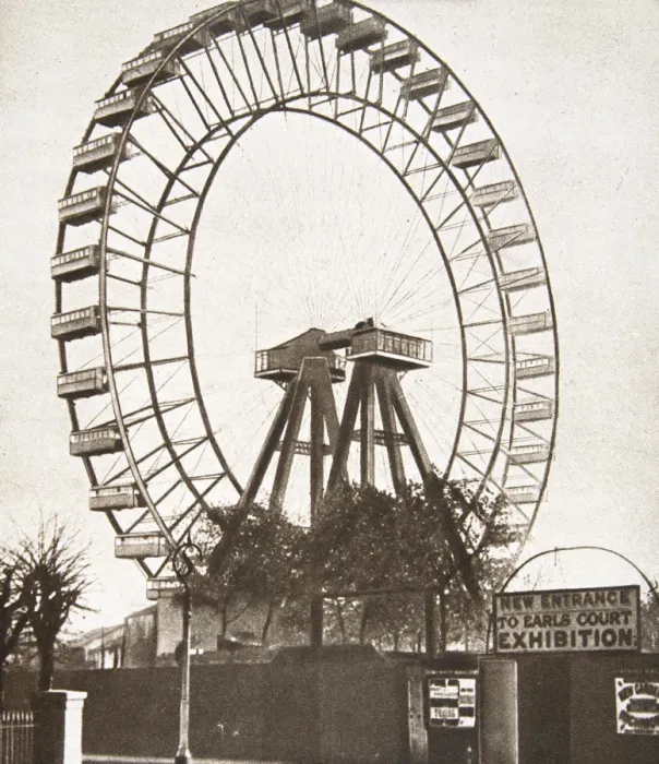 Framed Print : The Big Wheel, Earls Court, London, c1900 Framed Print : The Big Wheel, Earls Court, London, c1900