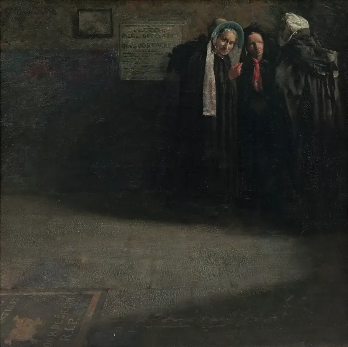 Framed Print : Three Bigots, 1918. Creator: Georges Nauwelaerts Framed Print : Three Bigots, 1918. Creator: Georges Nauwelaerts