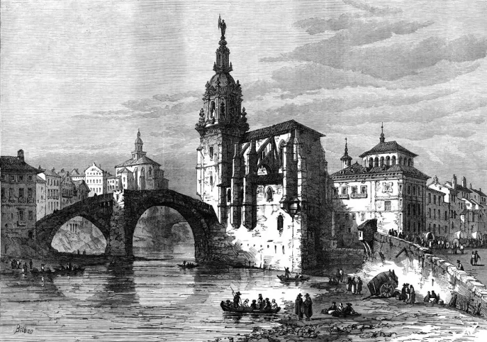 Framed Print : Bilbao, Spain, April 1874 Framed Print : Bilbao, Spain, April 1874