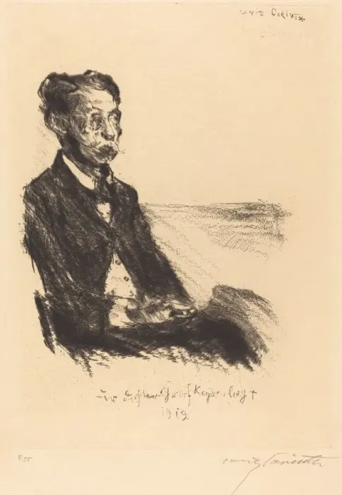 Framed Print : Bildnis des Grafen Keyserling (Portrait of Count Keyserling), 1919 Framed Print : Bildnis des Grafen Keyserling (Portrait of Count Keyserling), 1919