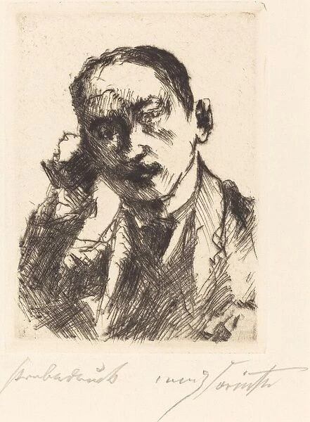 Bildnis K. S. (Portrait of K. S. ), 1920. Creator: Lovis Corinth