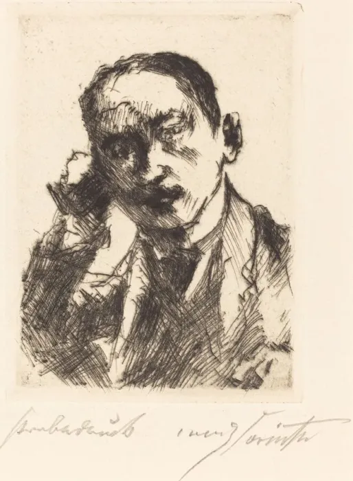 Framed Print : Bildnis K. S. (Portrait of K. S. ), 1920. Creator: Lovis Corinth Framed Print : Bildnis K. S. (Portrait of K. S. ), 1920. Creator: Lovis Corinth