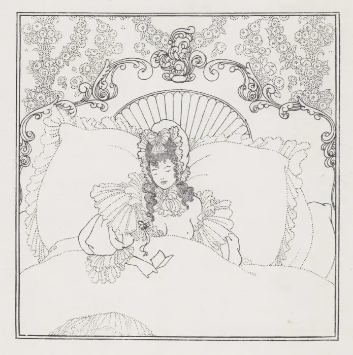 Framed Print : The Billet-Doux, 1895-1896. Creator: Aubrey Beardsley Framed Print : The Billet-Doux, 1895-1896. Creator: Aubrey Beardsley