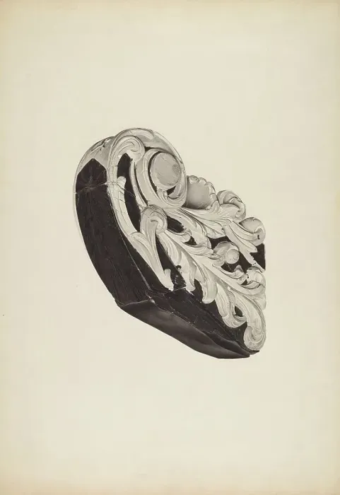 Framed Print : Billethead, c. 1940. Creator: Frances Cohen
