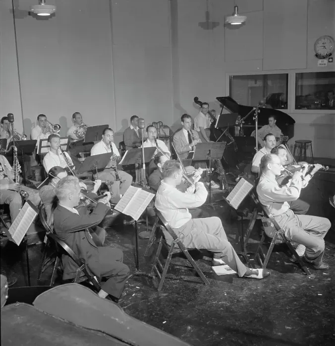 Framed Print : Billy Eckstine's orchestra, New York, N.Y. 1946. Creator: William Paul Gottlieb Framed Print : Billy Eckstine's orchestra, New York, N.Y. 1946. Creator: William Paul Gottlieb