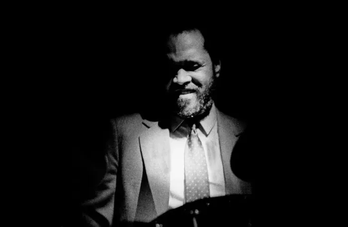 Framed Print : Billy Higgins, Ronnie Scotts, Soho, London, March 1989. Artist: Brian O Connor Framed Print : Billy Higgins, Ronnie Scotts, Soho, London, March 1989. Artist: Brian O Connor