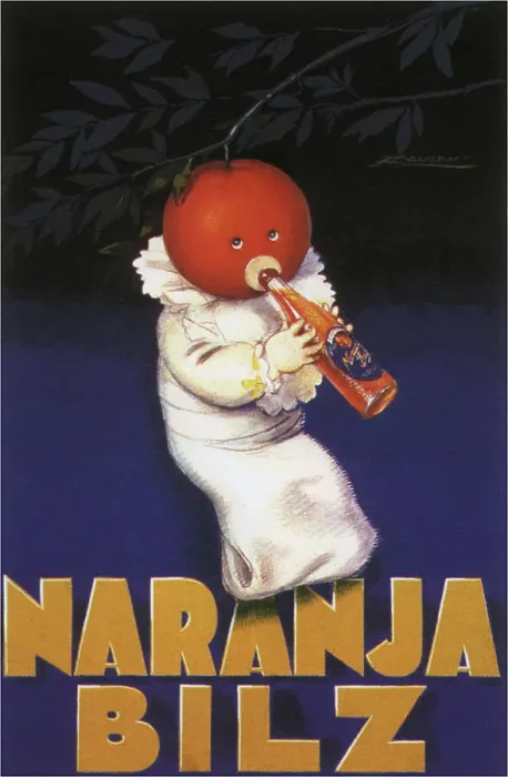 Framed Print : Bilz orange, 1929. Creator: Mauzan, Achille (1883-1952) Framed Print : Bilz orange, 1929. Creator: Mauzan, Achille (1883-1952)