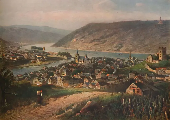 Framed Print : Bingen, 1923. Creator: Nikolai of Astudin Framed Print : Bingen, 1923. Creator: Nikolai of Astudin