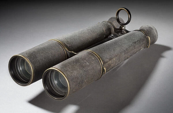 Binoculars used by Thaddeus S. C. Lowe, 1860s. Creator: Unknown