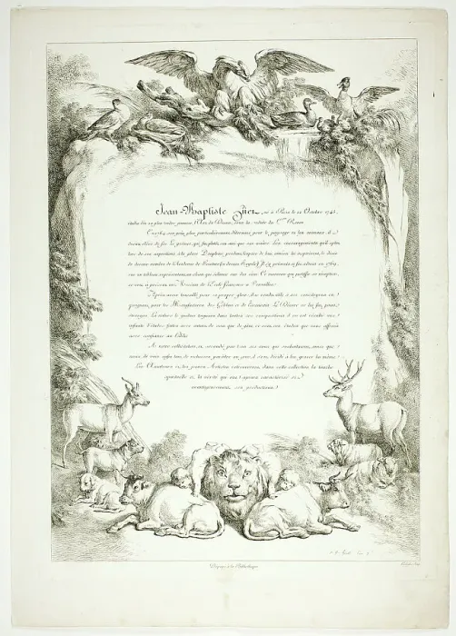 Framed Print : Biography Page from Oeuvres de J. B. Huet, 1796–99. Creator: Jean Baptiste Marie Huet Framed Print : Biography Page from Oeuvres de J. B. Huet, 1796–99. Creator: Jean Baptiste Marie Huet