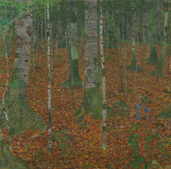 Framed Print : Birch Forest, 1903 Framed Print : Birch Forest, 1903
