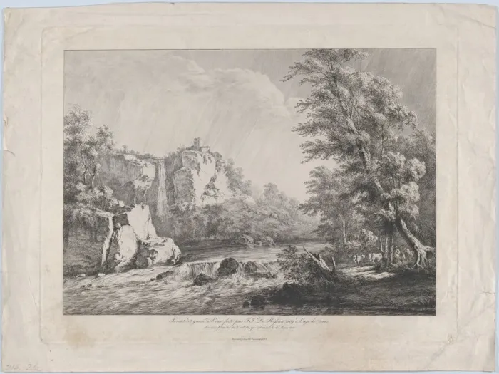 Framed Print : Birch Tree Uprooted by a Storm, 1809. Creator: Jean-Jacques de Boissieu Framed Print : Birch Tree Uprooted by a Storm, 1809. Creator: Jean-Jacques de Boissieu