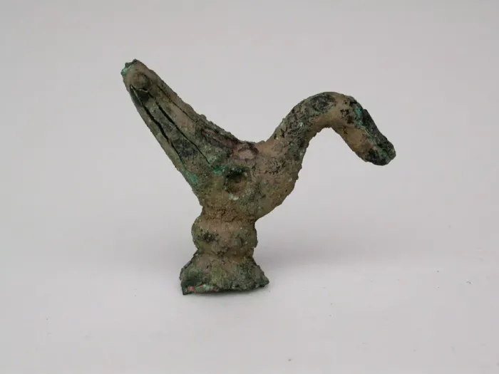 Framed Print : Bird on Broken Stand, Geometric Period (early 7th century BCE). Creator: Unknown Framed Print : Bird on Broken Stand, Geometric Period (early 7th century BCE). Creator: Unknown