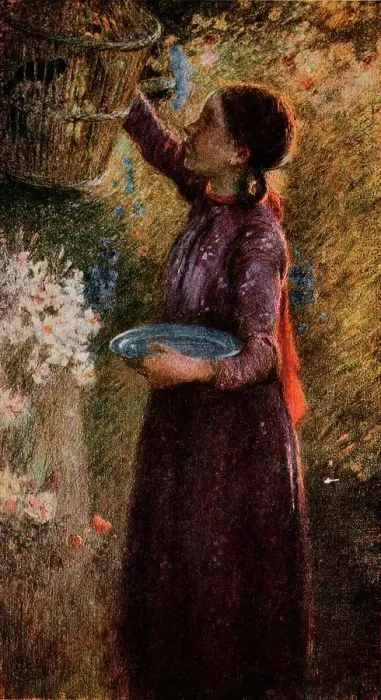 Framed Print : The Bird Cage, c1900, (1918). Artist: Edward Stott Framed Print : The Bird Cage, c1900, (1918). Artist: Edward Stott