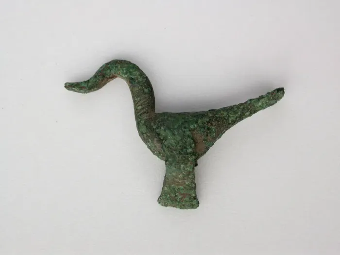 Framed Print : Bird with Flat Legs, Geometric Period (800-600 BCE). Creator: Unknown Framed Print : Bird with Flat Legs, Geometric Period (800-600 BCE). Creator: Unknown