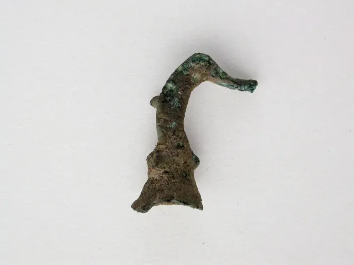 Framed Print : Bird Head Fragment, Geometric Period (800-600 BCE). Creator: Unknown