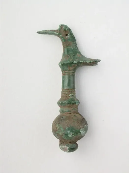 Framed Print : Bird on a Knob, Geometric Period (800-600 BCE). Creator: Unknown Framed Print : Bird on a Knob, Geometric Period (800-600 BCE). Creator: Unknown