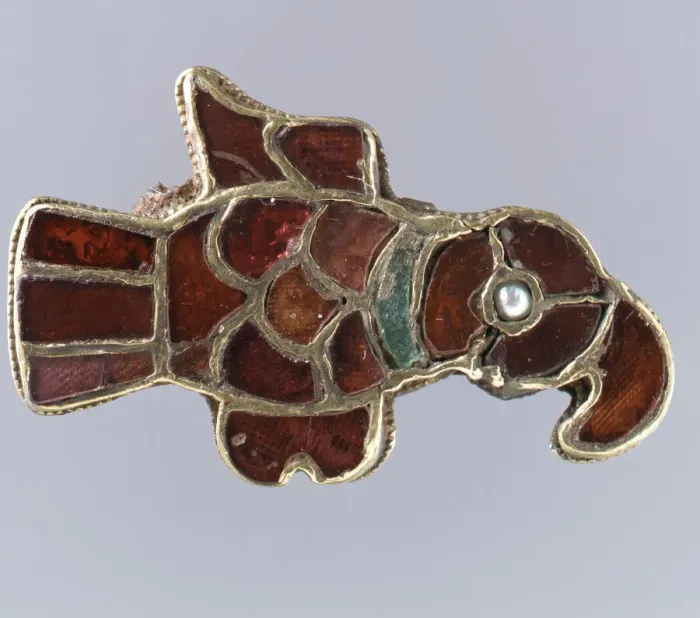 Framed Print : Bird-Shaped Brooch, Frankish, 500-600. Creator: Unknown Framed Print : Bird-Shaped Brooch, Frankish, 500-600. Creator: Unknown