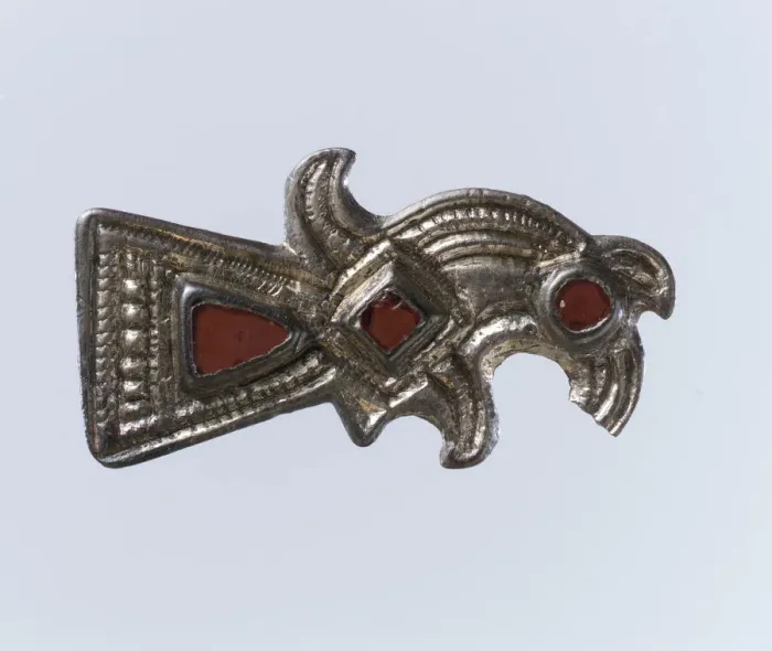 Framed Print : Bird-Shaped Brooch, Frankish, late 6th century. Creator: Unknown Framed Print : Bird-Shaped Brooch, Frankish, late 6th century. Creator: Unknown