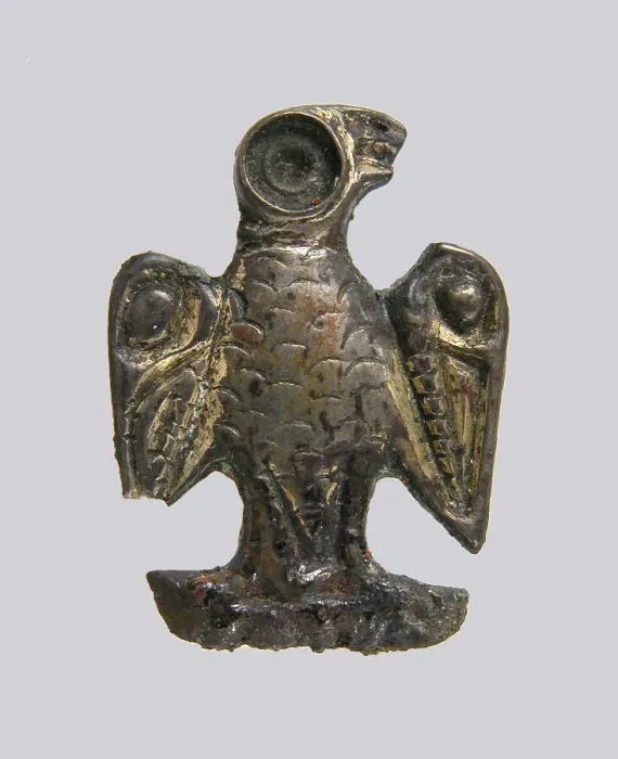 Framed Print : Bird-Shaped Brooch, Frankish, late 6th-early 7th century. Creator: Unknown Framed Print : Bird-Shaped Brooch, Frankish, late 6th-early 7th century. Creator: Unknown