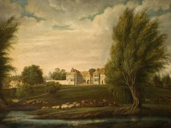 Framed Print : Birdingbury Hall, Warwickshire, 1800. Creator: Unknown Framed Print : Birdingbury Hall, Warwickshire, 1800. Creator: Unknown