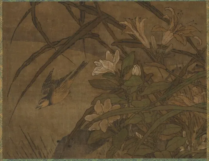 Framed Print : Birds and Flowers, mid-1400s-early 1500s. Creator: Sessh? T?y? (Japanese, 1420-1506) Framed Print : Birds and Flowers, mid-1400s-early 1500s. Creator: Sessh? T?y? (Japanese, 1420-1506)