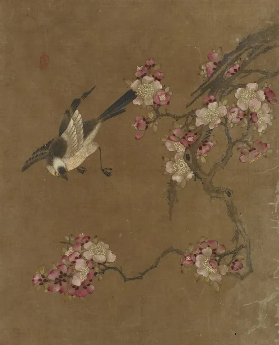 Framed Print : Birds and Flowers, Ming dynasty, 1368-1644. Creator: Unknown Framed Print : Birds and Flowers, Ming dynasty, 1368-1644. Creator: Unknown