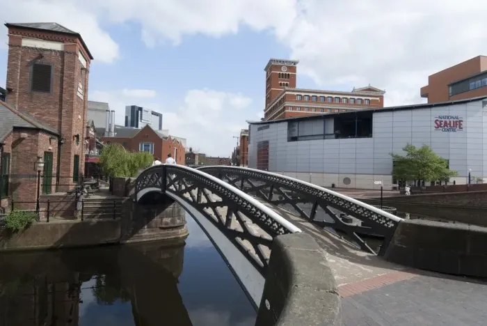 Framed Print : Birmingham, Canal nr Sea Life Centre, B ham, 2009. Creator: Ethel Davies Framed Print : Birmingham, Canal nr Sea Life Centre, B ham, 2009. Creator: Ethel Davies