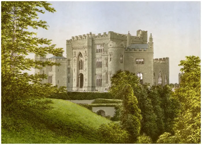 Framed Print : Birr Castle, Count Offaly, Ireland, home of the Earl of Rosse, c1880 Framed Print : Birr Castle, Count Offaly, Ireland, home of the Earl of Rosse, c1880