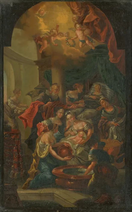 Framed Print : Birth of Saint John, 1770-1790. Creator: Unknown Framed Print : Birth of Saint John, 1770-1790. Creator: Unknown