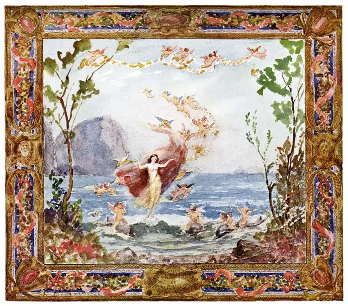 Framed Print : The Birth of Venus, 1900 Framed Print : The Birth of Venus, 1900