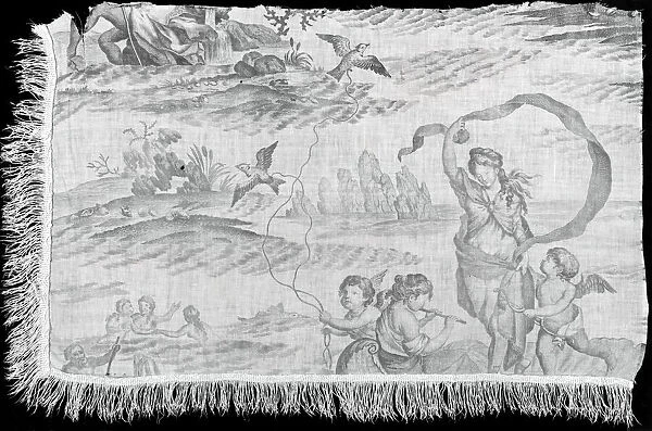 Birth of Venus (Furnishing Fabric), England, 1800  /  05. Creator: Unknown