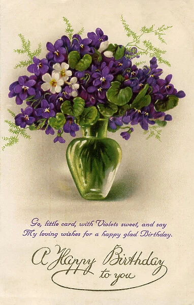 Birthday card, c1900-1929(?)