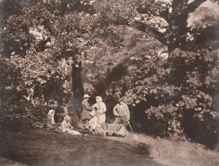 Framed Print : Birthday Group, 1856. Creator: John Dillwyn Llewelyn Framed Print : Birthday Group, 1856. Creator: John Dillwyn Llewelyn