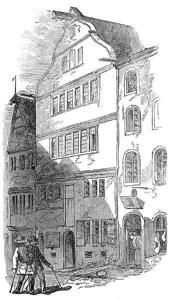 Birthplace of Beethoven, at Bonn, 1845. Creator: Unknown