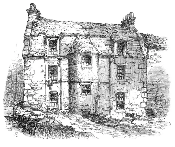 Framed Print : The birthplace of David Roberts, Edinburgh, 1864. Creator: Unknown Framed Print : The birthplace of David Roberts, Edinburgh, 1864. Creator: Unknown