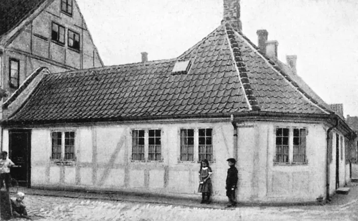 Framed Print : The birthplace of Hans Andersen, Odense, Denmark, c1920 Framed Print : The birthplace of Hans Andersen, Odense, Denmark, c1920