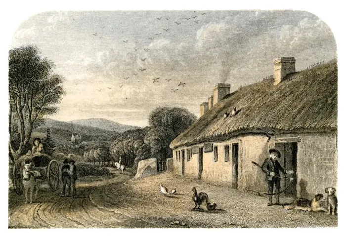 Framed Print : The birthplace of Robert Burns, Alloway, South Ayrshire, Scotland Framed Print : The birthplace of Robert Burns, Alloway, South Ayrshire, Scotland