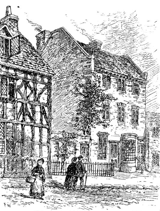 Framed Print : Birthplace of Sir Rowland Hill, at Kidderminster, 1890. Creator: Unknown Framed Print : Birthplace of Sir Rowland Hill, at Kidderminster, 1890. Creator: Unknown