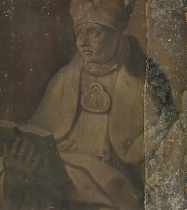 Framed Print : Bishop, 17th century. Creator: Anon Framed Print : Bishop, 17th century. Creator: Anon