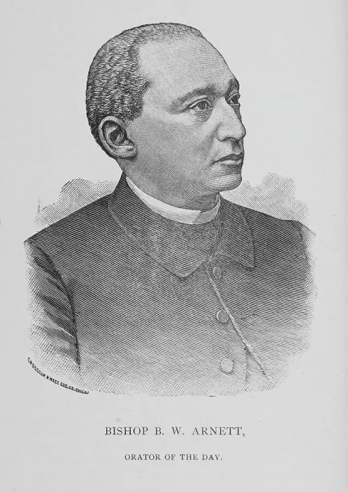 Framed Print : Bishop B. W. Arnett, Orator of the day, 1888. Creator: Unknown Framed Print : Bishop B. W. Arnett, Orator of the day, 1888. Creator: Unknown