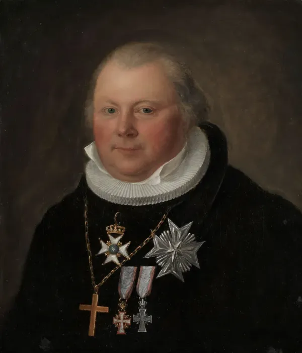 Framed Print : Bishop Bech, c1820. Creator: Jacob Munch Framed Print : Bishop Bech, c1820. Creator: Jacob Munch