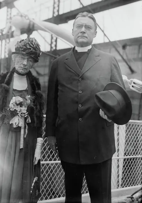 Framed Print : Bishop Burch & wife, between c1915 and c1920. Creator: Bain News Service Framed Print : Bishop Burch & wife, between c1915 and c1920. Creator: Bain News Service
