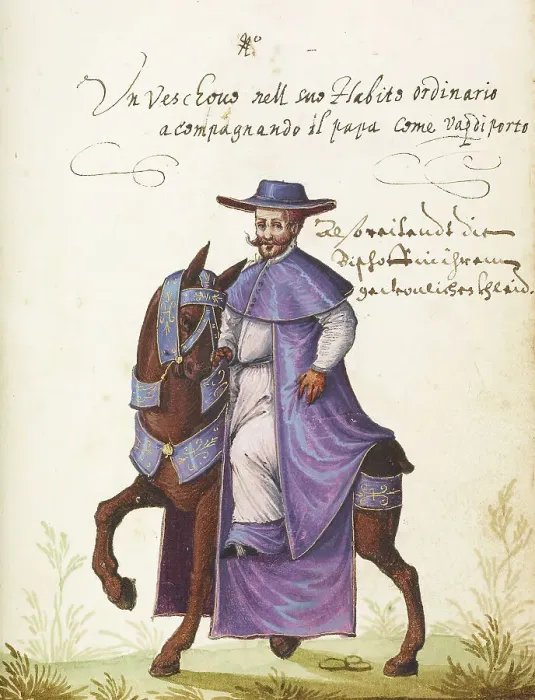 Framed Print : Bishop in ecclesiastical dress, c1588. Creator: Niclauss Kippell Framed Print : Bishop in ecclesiastical dress, c1588. Creator: Niclauss Kippell