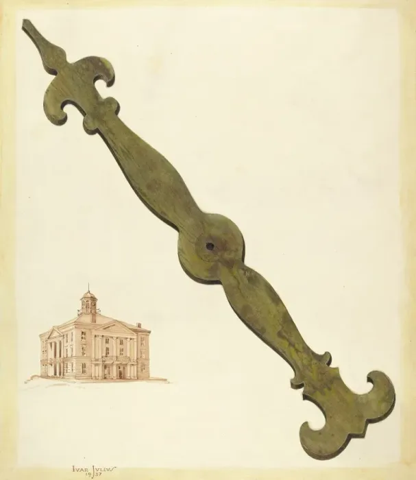 Framed Print : Bishop Hill: Clock Hand, 1937. Creator: Ivar Julius Framed Print : Bishop Hill: Clock Hand, 1937. Creator: Ivar Julius