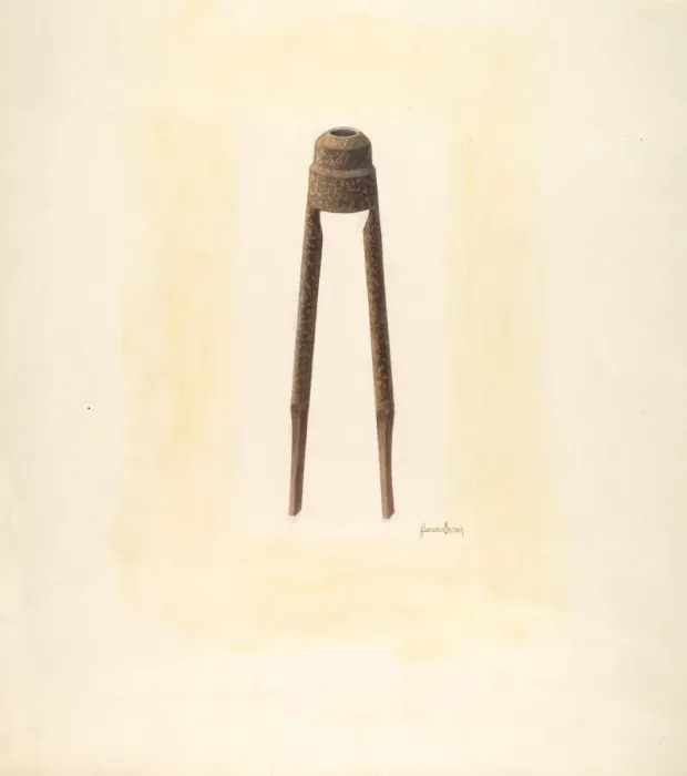 Framed Print : Bishop Hill: Dowel Cutter, c. 1939. Creator: H. Langden Brown Framed Print : Bishop Hill: Dowel Cutter, c. 1939. Creator: H. Langden Brown