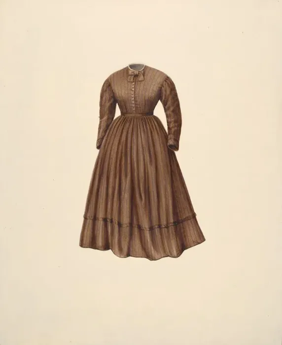 Framed Print : Bishop Hill: Dress, c. 1938. Creator: H. Langden Brown Framed Print : Bishop Hill: Dress, c. 1938. Creator: H. Langden Brown