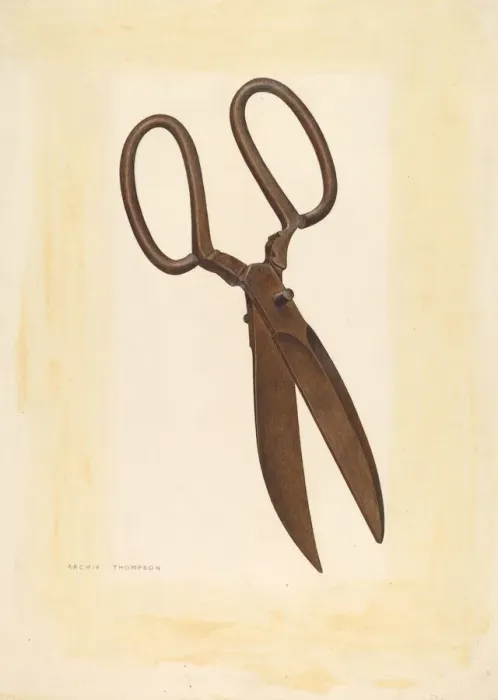 Framed Print : Bishop Hill: Scissors, c. 1939. Creator: Archie Thompson Framed Print : Bishop Hill: Scissors, c. 1939. Creator: Archie Thompson